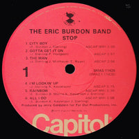 Eric Burdon Band : Stop (LP, Album, Los)