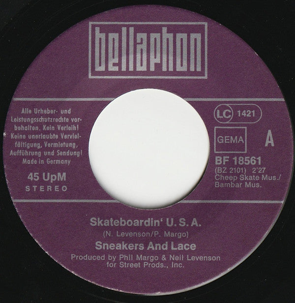 Sneakers & Lace : Skateboardin' USA (7", Single)