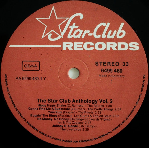 Various : The Star Club Anthology Vol. 2 (LP, Comp)