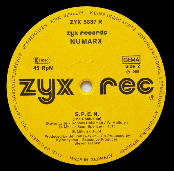 Numarx : Girl You Know It's True (Remix) (12")