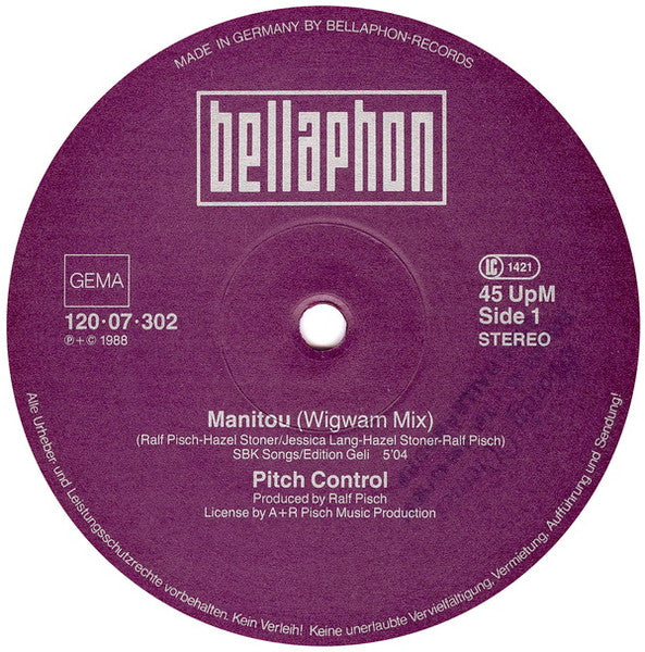 Pitch Control (3) : Manitou (12", Maxi, Red)