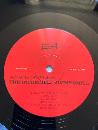The Incredible Jimmy Smith* : Back At The Chicken Shack (LP, Album, RE)