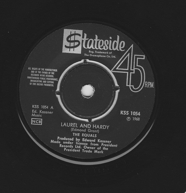 The Equals : Laurel And Hardy / The Guy Who Made Her A Star (7", Single)