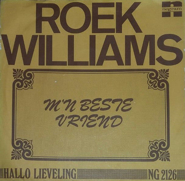 Roek Williams : M'n Beste Vriend (7", Single)