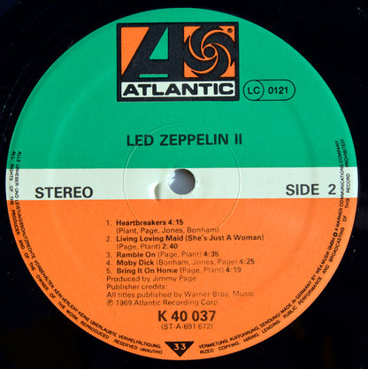 Led Zeppelin : Led Zeppelin II (LP, Album, RP, Gat)