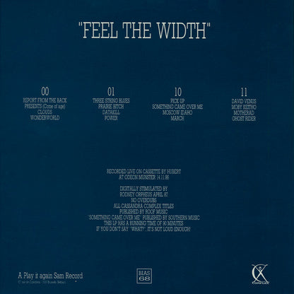 The Cassandra Complex : Feel The Width (2xLP, Album)