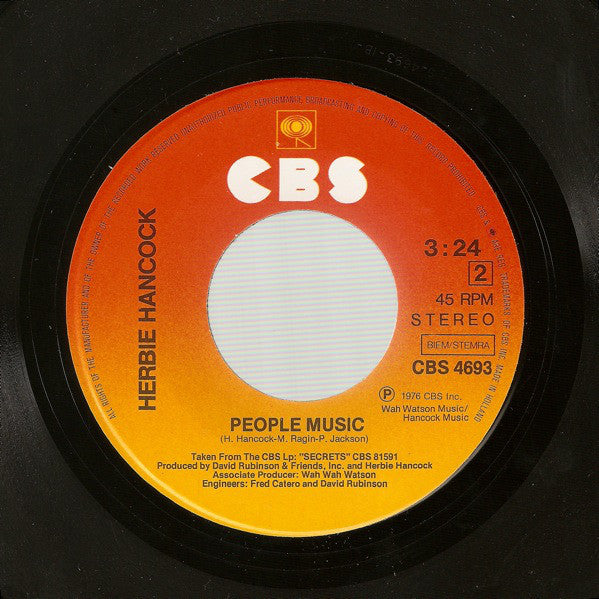 Herbie Hancock : Doin' It  (7", Single)