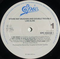 Stevie Ray Vaughan And Double Trouble* : Live Alive (2xLP, Album)