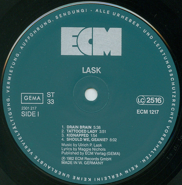 Ulrich Lask : Lask (LP, Album)