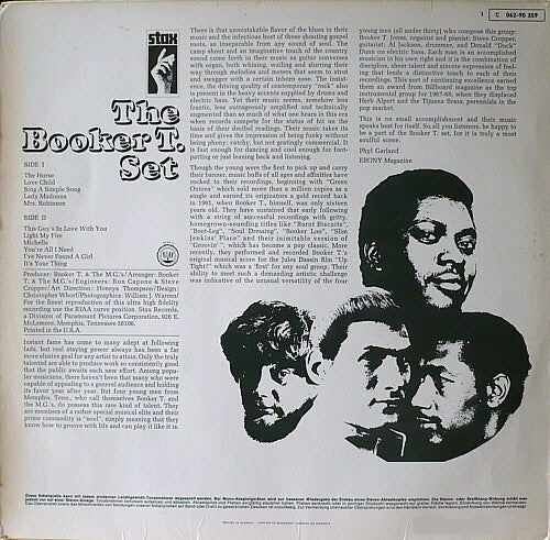Booker T. & The M.G.'s* : The Booker T. Set (LP, Album)