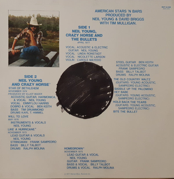 Neil Young : American Stars 'N Bars (LP, Album)