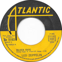 Led Zeppelin : Black Dog / Misty Mountain Hop (7", Single, Yel)