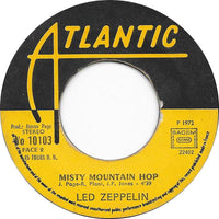 Led Zeppelin : Black Dog / Misty Mountain Hop (7", Single, Yel)