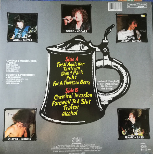 Tankard : Chemical Invasion (LP, Album, RE)