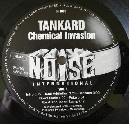 Tankard : Chemical Invasion (LP, Album, RE)