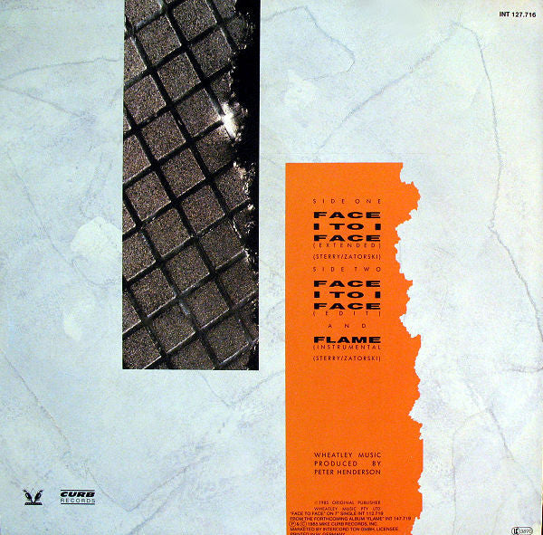 Real Life : Face To Face (12", Maxi)