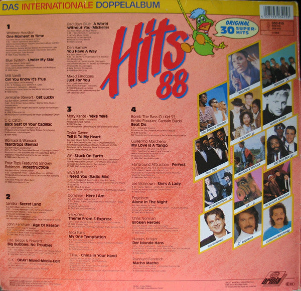 Various : Hits '88 - Das Internationale Doppelalbum (2xLP, Comp)