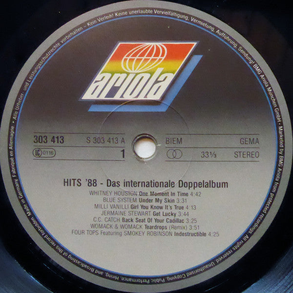 Various : Hits '88 - Das Internationale Doppelalbum (2xLP, Comp)