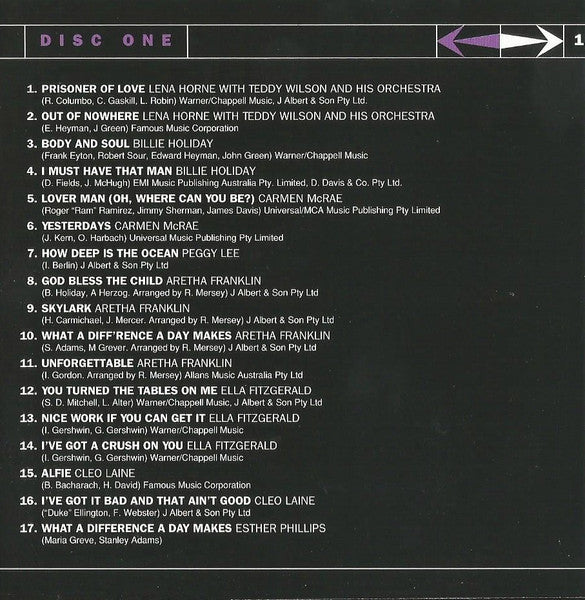 Various : Jazz Legends - Divas (2xCD, Comp)