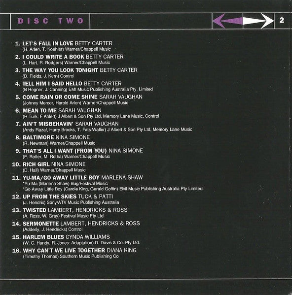 Various : Jazz Legends - Divas (2xCD, Comp)