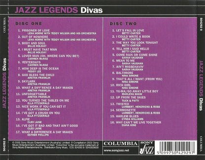 Various : Jazz Legends - Divas (2xCD, Comp)