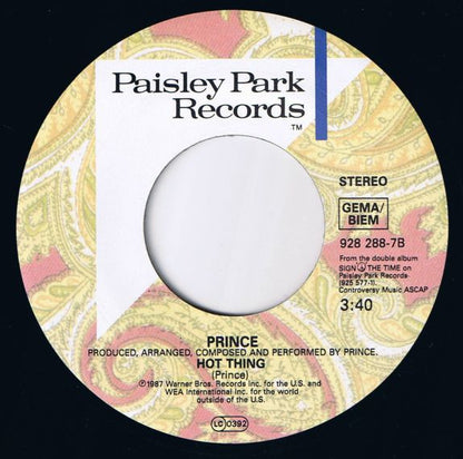 Prince : I Could Never Take The Place Of Your Man (7", Single)