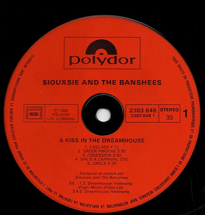Siouxsie And The Banshees* : A Kiss In The Dreamhouse (LP, Album)