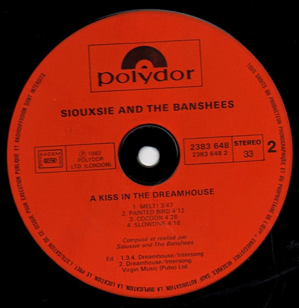 Siouxsie And The Banshees* : A Kiss In The Dreamhouse (LP, Album)