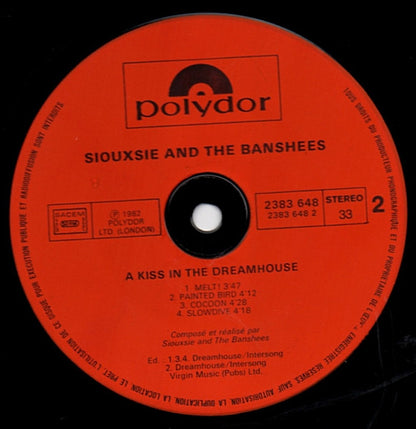 Siouxsie And The Banshees* : A Kiss In The Dreamhouse (LP, Album)