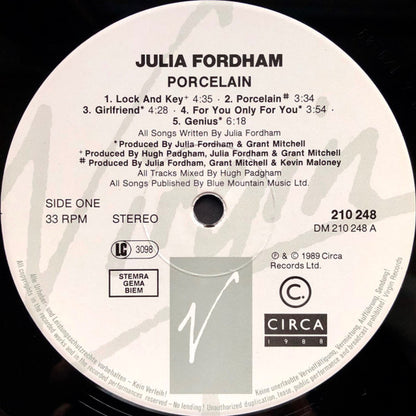 Julia Fordham : Porcelain (LP, Album)