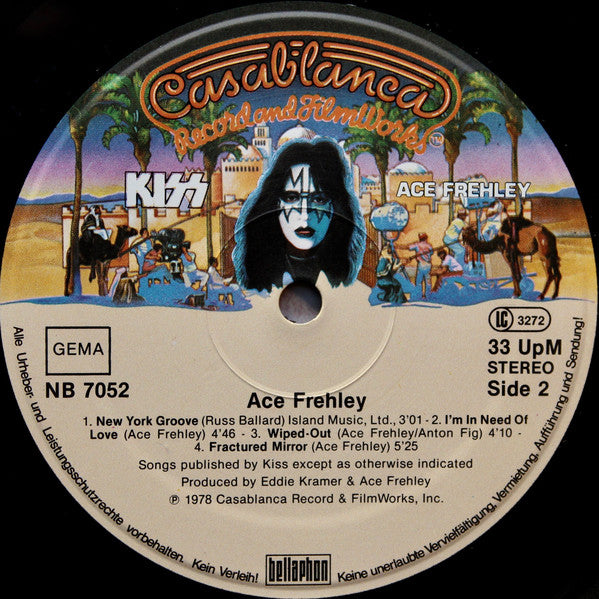 Kiss, Ace Frehley : Ace Frehley (LP, Album)