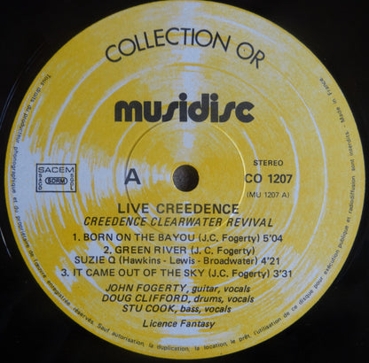 Creedence Clearwater Revival : Live Creedence (LP, Comp, RE)