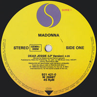 Madonna : Dear Jessie (12", Maxi)
