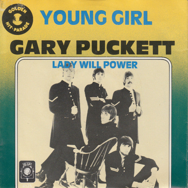 Gary Puckett : Young Girl / Lady Willpower (7", RE, Gre)
