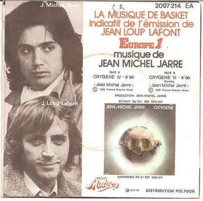 Jean Michel Jarre* : Oxygene (La Musique De Basket) (7", Single)