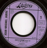 Jean-Michel Jarre : Oxygene (La Musique De Basket) (7", Single)