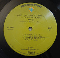 Faces (3) : A Nod Is As Good As A Wink...To A Blind Horse (LP, Album, San)