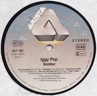 Iggy Pop : Soldier (LP, Album)