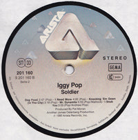 Iggy Pop : Soldier (LP, Album)