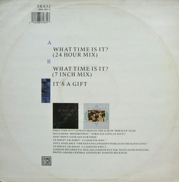The Kane Gang : What Time Is It? (12")