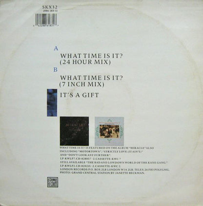 The Kane Gang : What Time Is It? (12")