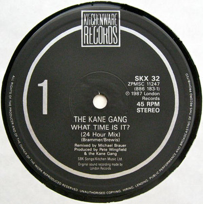 The Kane Gang : What Time Is It? (12")