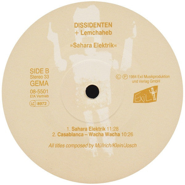 Dissidenten + Lemchaheb : Sahara Electric (LP, Album, RP)