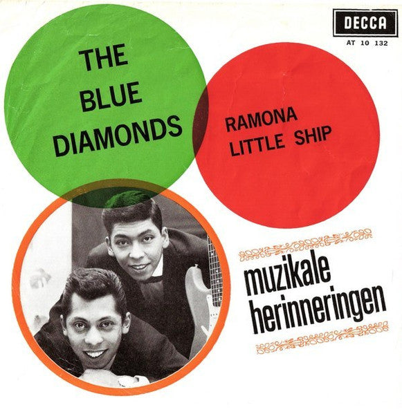 The Blue Diamonds : Ramona / Little Ship (7", Single, RE)