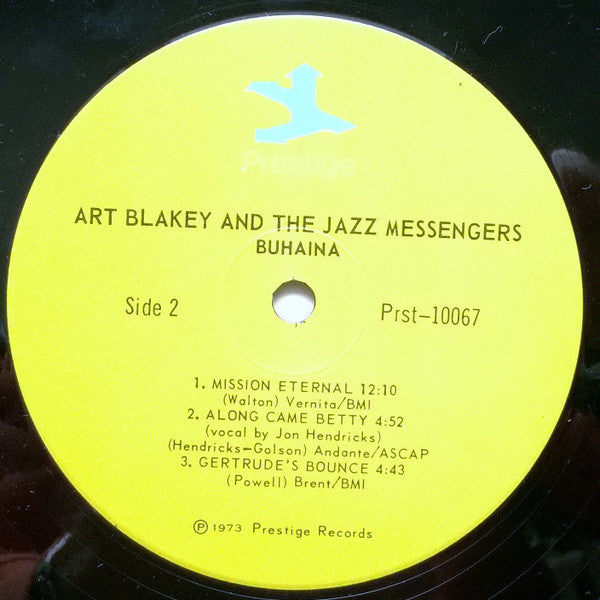 Art Blakey & The Jazz Messengers : Buhaina (LP, Album)