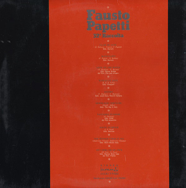 Fausto Papetti : 32ª Raccolta (LP, Album, Gat)