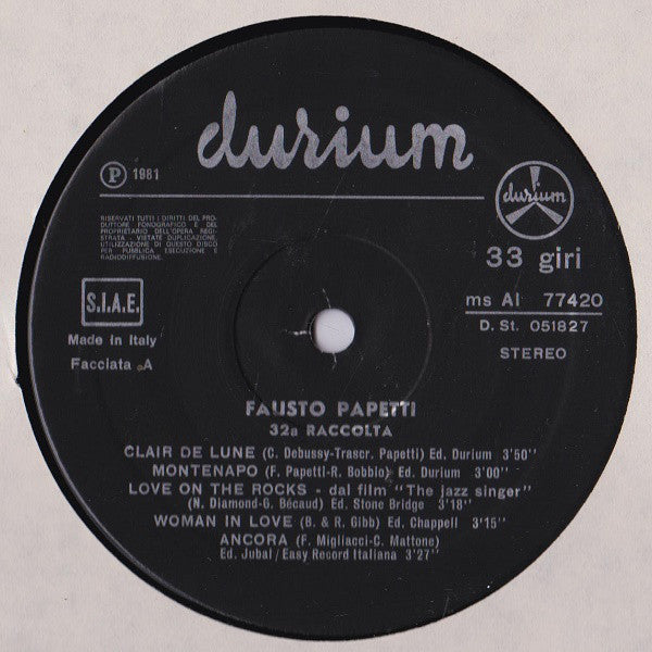 Fausto Papetti : 32ª Raccolta (LP, Album, Gat)