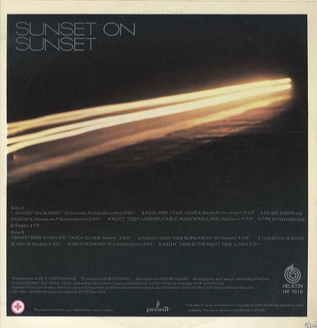 Tina Turner : Sunset On Sunset (LP, Comp)