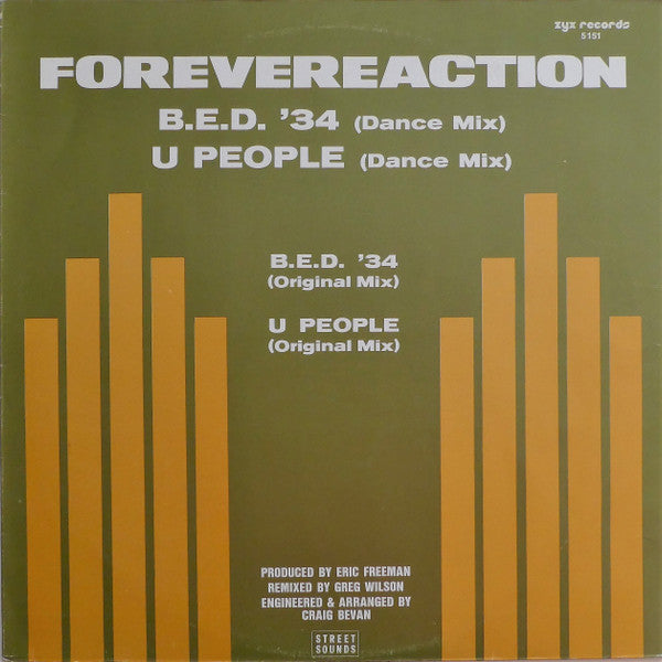 Forevereaction : B.E.D. '34 / U People (12")