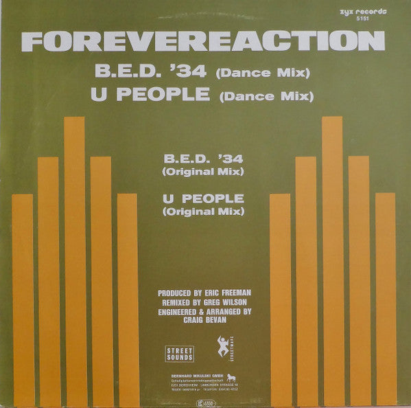 Forevereaction : B.E.D. '34 / U People (12")